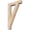 Ekena Millwork Traditional Craftsman Smooth Bracket, Douglas Fir, 3 1/2"W x 22"D x 34"H BKT04X22X34TRA04SDF - alternate 1